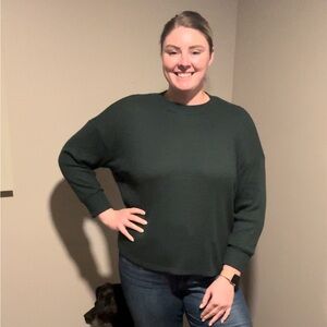 Olive Green, lightweight sweater!